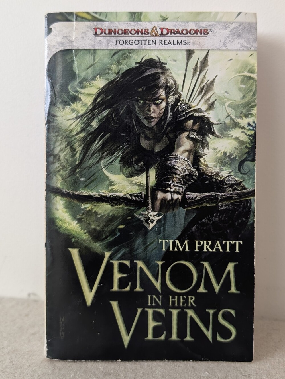 Venom in Her Veins Tim Pratt Forgotten Realms D&D First Edition 1st Paperback